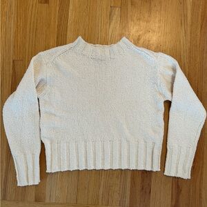 J. Crew Cream Crewneck Sweater